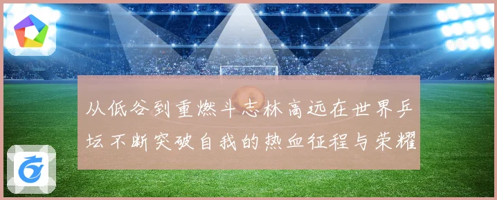 从低谷到重燃斗志林高远在世界乒坛不断突破自我的热血征程与荣耀梦想